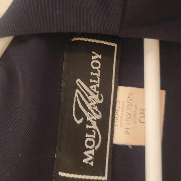 Molly Malloy Black Sleevless Zip Dress - Picture 2 of 3